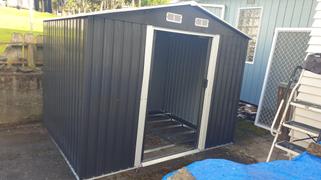 Deal Mart Garden Shed 10 x 8ft Shadow Grey Review