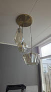 HomeLiving.nl QUVIO Hanglamp verschillende kappen - 3 lichts - Metaal - Glas - Bruin Review