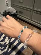 The Crystal Elephant Energy and Metabolism Crystal Bracelet | Blue Apatite, Selenite, 6mm Beads, Silver Review