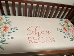 Caiden Designs Olivia Floral Personalized Crib Sheet Review