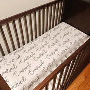 Caiden Designs Script Personalized Name Crib Sheet Review