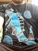 Yarn Hammerhead School Navy Cotton Crew Neck Unisex T-Shirt Review