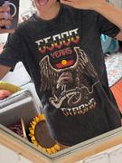 Yarn 65,000 Years Strong Black Stone Wash Cotton Crew Neck Unisex T-Shirt Review