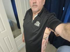 Yarn In Their Footsteps UPF50+ Bamboo (Simpson) Unisex Polo Shirt Review