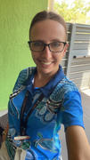 Yarn Ocean Turtles UPF 50 Women's Fitted Polo Shirt Review