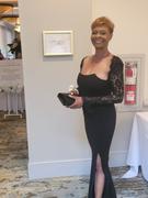 Alieva Veva Guipure Lace Corset Maxi Dress (Black) Review