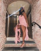 Alieva Lenora Ruffle Mini Dress (Blush Pink) Review