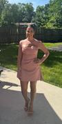 Alieva Maya Draped Corset Mini Dress (Dusty Pink) Review