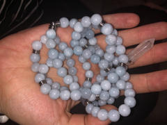 Lily Rose Jewelry Co Aquamarine Conscious Awareness Relaxation 108 Mala Necklace Bracelet Review