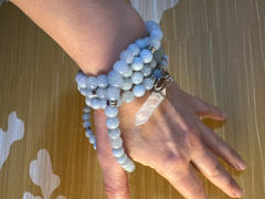 Lily Rose Jewelry Co Aquamarine Conscious Awareness Relaxation 108 Mala Necklace Bracelet Review