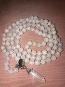 Lily Rose Jewelry Co Limited Edition Rainbow Moonstone Miracles & Universal Energy 108 Hand Knotted Mala with Point Charm Pendant Necklace Review