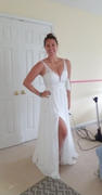 DiscountDressShop.com Nox Anabel Y299 A-Line Long Dress with Slit Beaded Bodice Review