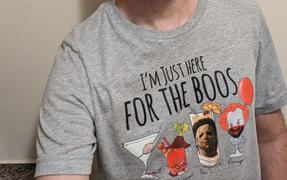 Peachy Sunday I'm Just Here For The Boos Tee Review