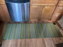 Riverbend Home Skinny Stripe Shag Runner 24 x 72 - Citron Review