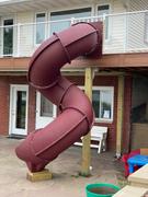 SwingSetMall.com 9 ft Turbo Twister Spiral Tube Slide Review