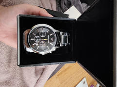 MODE STORE Emporio Armani Classic Chronograph Watch AR2434 - Black/Silver Review