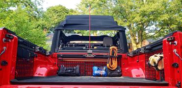 BuiltRight Industries Bedside Rack System - Cab Wall Panel | Jeep Gladiator - (2020-2024) Review
