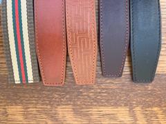 Anson Belt & Buckle 1.5 Green-Red Stripe w/Trim Cloth Strap Review