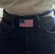 Anson Belt & Buckle 1.5 USA Flag Buckle - Full Color - in Smoked Gunmetal Review