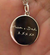 Deja Marc Jewellery The Double Sided Handwriting Necklace | Diamond Chain Review