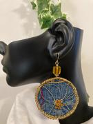 Ronny G Designs Abstract Painted Paper Bead Earrings- Lilac Review