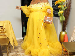 Oyemwen Custom Made Sunflower Garden Dress Review