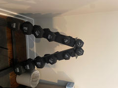 Epic Fitness 150-Pound Neoprene Dumbbell Set with A-Frame Rack Review