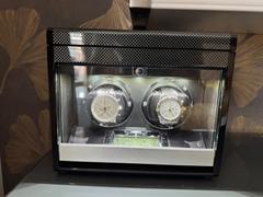 Aevitas UK 2 Watch Winder Carbon Fibre with Extra Storage Area by Aevitas Review