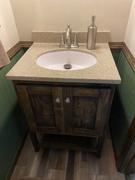 Angela Marie Made DIY Bathroom Vanity with Doors Build Plans Review