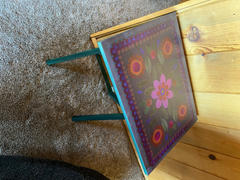 Natural Life Wooden TV Tray Table - Mustard Folk Flower Review