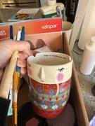 Natural Life Ceramic Painter's Cup - Folk Lady Review