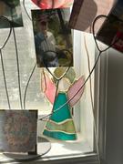 Natural Life Stained Glass Window Hanging - Angel Review