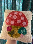 Natural Life Tufted Pillow - Eggplant Folk Flower Review