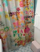 Natural Life Boho Shower Curtain - Rainbow Floral Review