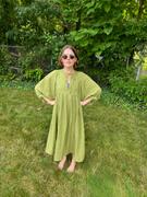 Daughters of India Kyra Midi Dress ~ Fern Gauze Review