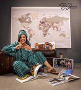 Daughters of India Ria Sarong ~ Cyan Candy Review