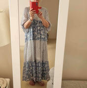 Daughters of India Nora Maxi Dress ~ Aquamarine Review