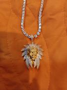 The GUU Shop Official Limited  Gold-Plated Two-tone Indian Chief Pendant Review