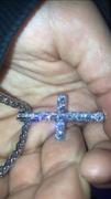 The GUU Shop 925 Sterling Silver Micro-inlay AAA CZ Cross Hip Hop Necklace Review
