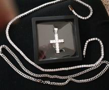 The GUU Shop 18k Gold-Plated CZ BlingBling Cross Hip Hop Pendant (With Chain) Review