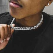 The GUU Shop New Flip buckle Iced Cuban Link Chain Silver Review