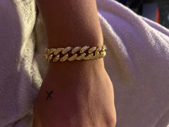 The GUU Shop 13MM 18K Gold-Plated Classic Miami Cuban Link Bracelet Review