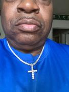 The GUU Shop Bundle White Gold Diamond Cross + 4mm Diamond Tennis Chain Review