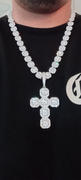 The GUU Shop Iced Large Gemstone Cross Necklace Review