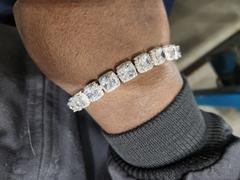 The GUU Shop Glacier Clustered Tennis Bracelet in White Gold Review