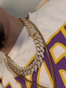 The GUU Shop 19mm 2-Row Iced Prong Cuban Chain In 18K Gold Review