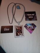 The GUU Shop Iced Solid Large Royal King Poker Necklace Review