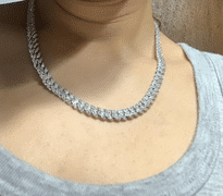The GUU Shop 6MM Iced Cuban Link In White Gold Review