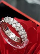 The GUU Shop 925S & VVS Moissanite 2-Row Eternity Ring Review