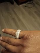 The GUU Shop 925S & VVS Moissanite Layered Diamond Ring White Gold Review